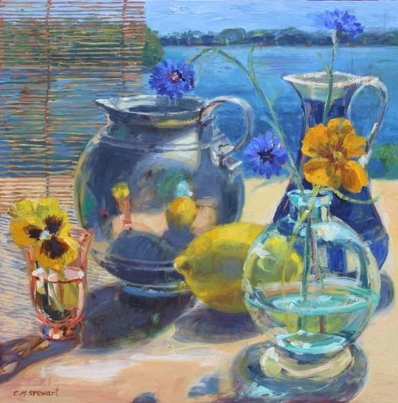 Pansy, Lemon, Nasturtium