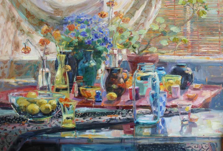 Cineraria and Ranunculus