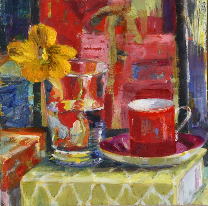 Nasturtium and Demitasse